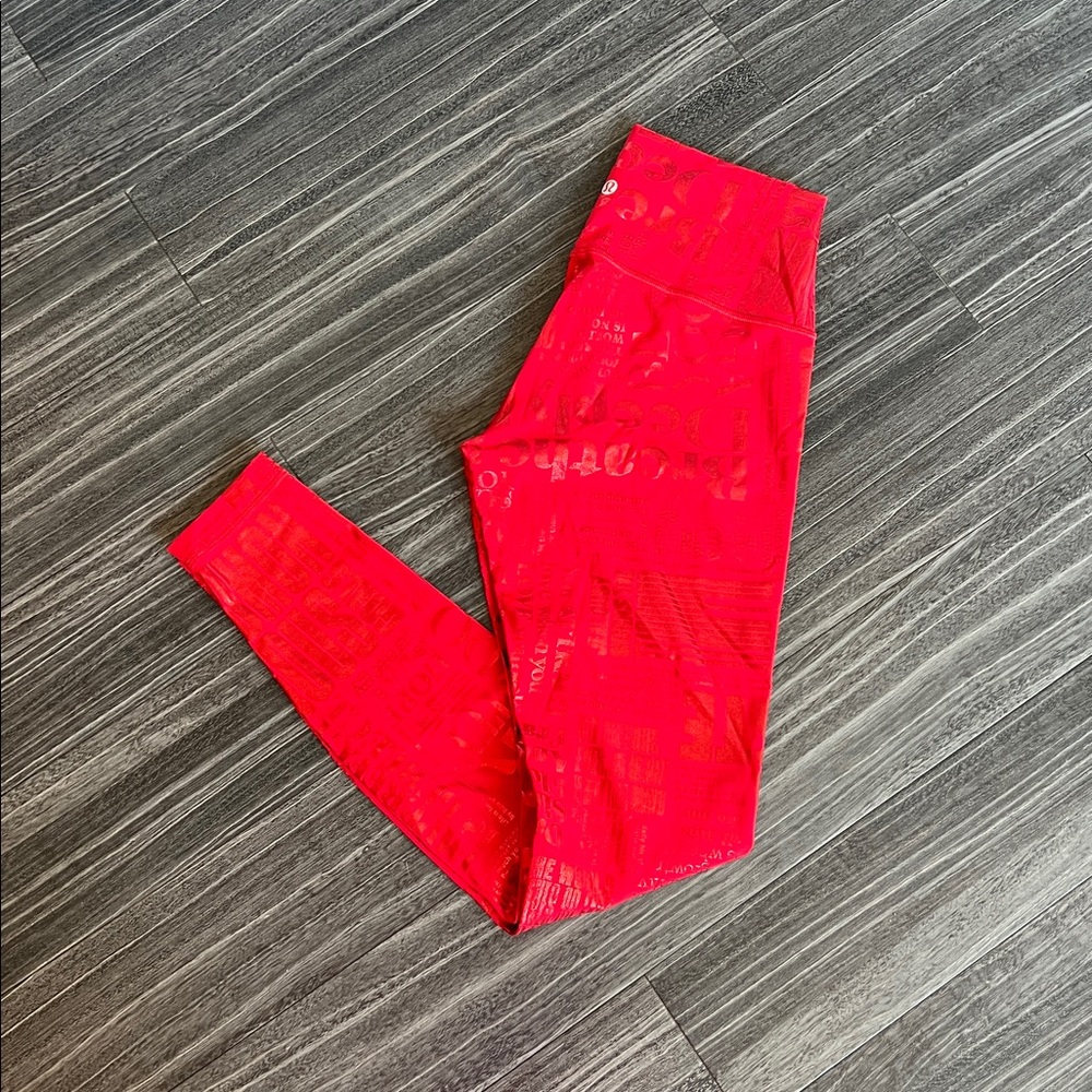 Lululemon Wunder Under 20 Year Manifesto Leggings